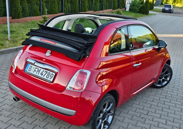 Fiat 500 cena 19900 przebieg: 127000, rok produkcji 2011 z Jaraczewo małe 277